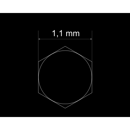 Imitacje śrub 1,1 mm – 120 szt.
